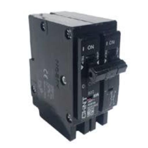 CHINT Interruptor Termomagnético Enchufable, Serie: B2Q, 2P, 15A, 240V  (SKU:1002278)