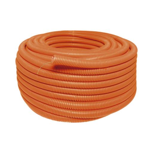 Surtek Manguera flexible Reforzada 1/2" x 100 m /Polietileno Alta Densidad HDPE/ Sin guía /Resistente a Intemperie.