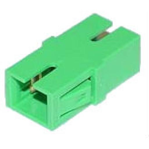 [PANDUIT_FASSCZAG-L] Panduit Módulo Acoplador SC/APC Simplex, Para Fibra Monomodo, Color Verde