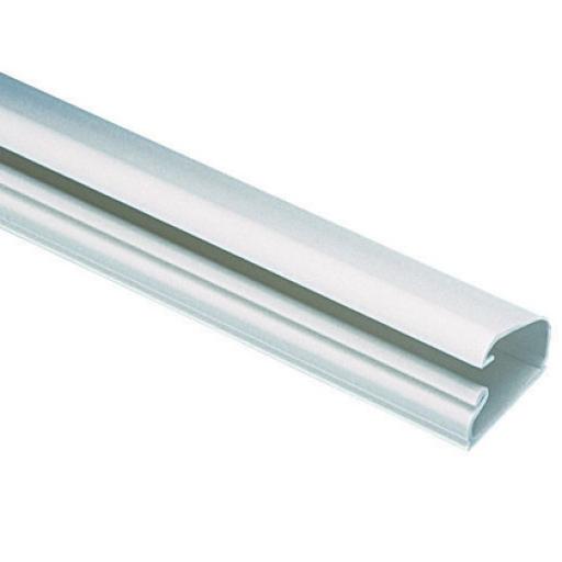 [PANDUIT_LD5IW6-A] Panduit Canaleta LD5 de PVC rígido, con cinta adhesiva para instalación sin herramientas, 26 x 15 x 1828.8 mm, Color Blanco Mate