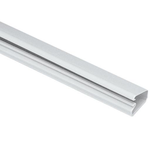 [PANDUIT_LD3IW6-A] Panduit Canaleta LD3 de PVC rígido, con cinta adhesiva para instalación sin herramientas, 19.6 x 12 x 1828.8 mm, Color Blanco Mate