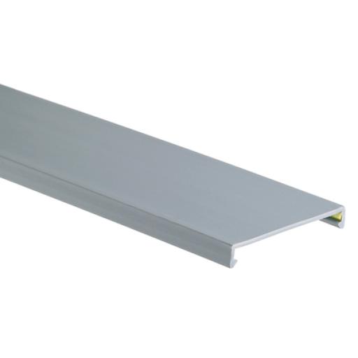 Panduit Tapa para Canaleta Ranurada, de 108 de Ancho, 1828.8 mm de Largo, Color Negro
