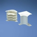 Panduit Esquinero interior, para uso con canaleta T70, Material PVC Rígido, Color Blanco Mate