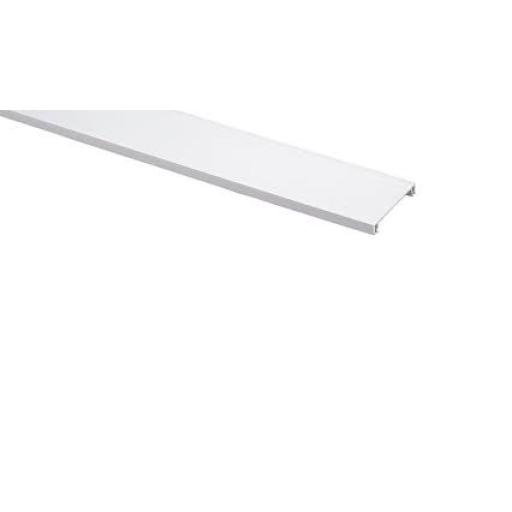 Panduit Cubierta para canaleta T-70, de PVC rígido, 70.1 x 9.1 x 1828.8 mm, Color Blanco