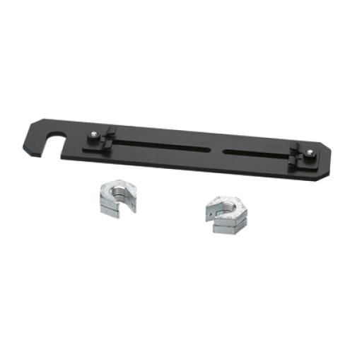 [PANDUIT_FR6TRBE12] Panduit Soporte de Montaje a Techo, para Canaletas FiberRunner 4X4 o 6x4, Uso con Varilla Roscada de 1/2", Color Negro