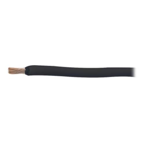 Indiana Cable de Cobre Recubierto THW-LS Calibre 1/0 AWG 19 Hilos Color Negro (Retazo de 1 metro)