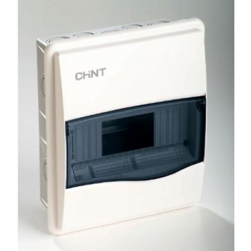 CHINT Caja de distribución para empotrar, IP40, 08 módulos (SKU: 8101006)