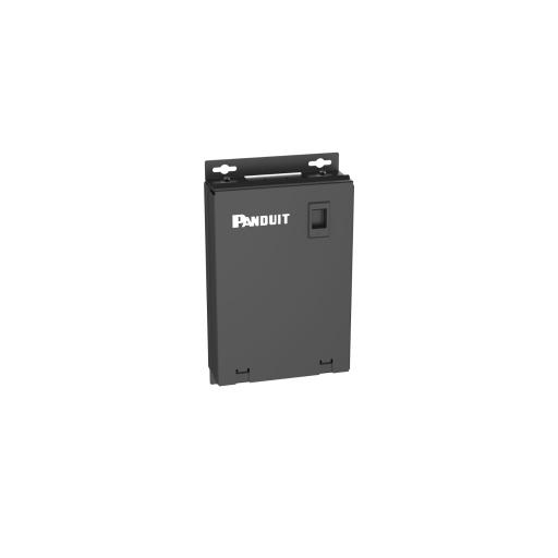 Panduit Punto de Consolidación de 12 Puertos Mini-Com, Instalación en Piso, Pared o Techo, Fabricado en Acero, Color Negro