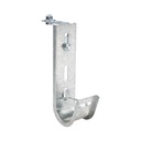 CHAROFIL Soporte (Gancho) tipo J-Hook, hasta 10 cables Cat6, ideal para soportar cableado en los espacios de manipulación al aire, Para instalación en interior