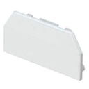 Panduit Tapa Final, para uso con canaleta T45, Material PVC Rígido, Color Blanco Mate