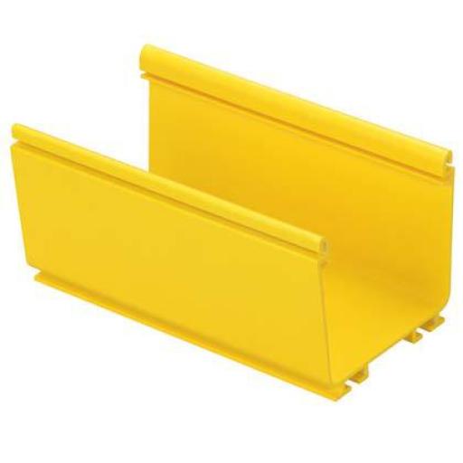 [PANDUIT_FR4X4YL6] Panduit Canaleta FiberRunner™ 4X4, de PVC Rígido, Color Amarillo, 1.8 m de Largo