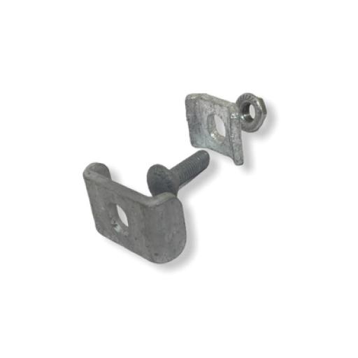 CHAROFIL Kit 1 para unir tramos de charolas, con acabado Galvanizado por inmersión en caliente