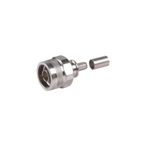 [TIMESMICROWAVESYSTEMS_EZ-240-NM-HX] Times Microwave Systems Conector N Macho Plegable con Pin Cautivo para cables RG8X, LMR240, 9258.