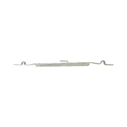 CHAROFIL Clip recto automático para unir tramos de charola con peralte 54 mm con acabado Galvanizado por inmersión en caliente