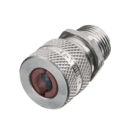 Hubbell Conector de cable, de aluminio macho recto, .50 - .63 ", 1/2".