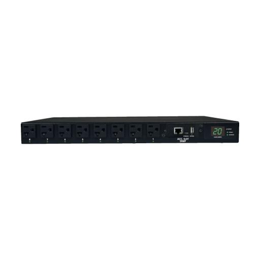 Tripp Lite PDU Tripp Lite Monofásico Controlable Switch Transferencia Automática 1.9kW Entradas 15-20P/5-20P 120V 16 Tomacorrientes