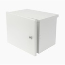 Epcom Gabinete para instalación de 2 Baterías PL4012, Fabricado en Lámina Galvanizada, Opción para montar en poste (No incluido)