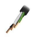 Indiana Cable Eléctrico de Uso Rudo 3 Hilos Calibre 18 AWG, Hasta 600 V. Rollo de 100 m.