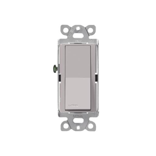 Lutron Switch un solo polo 15 Amp GRIS