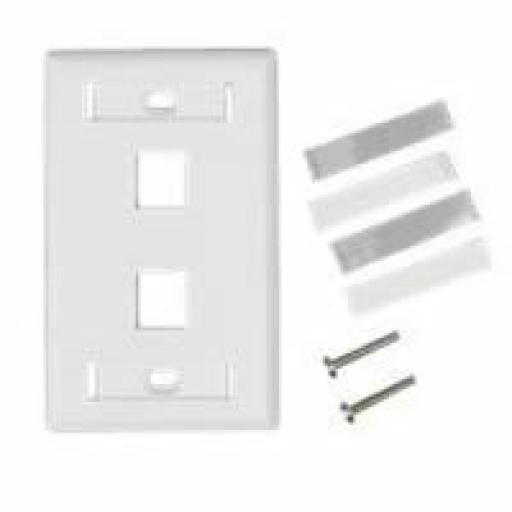 Belden Placa de Pared 2 Puertos BELDEN AX102655