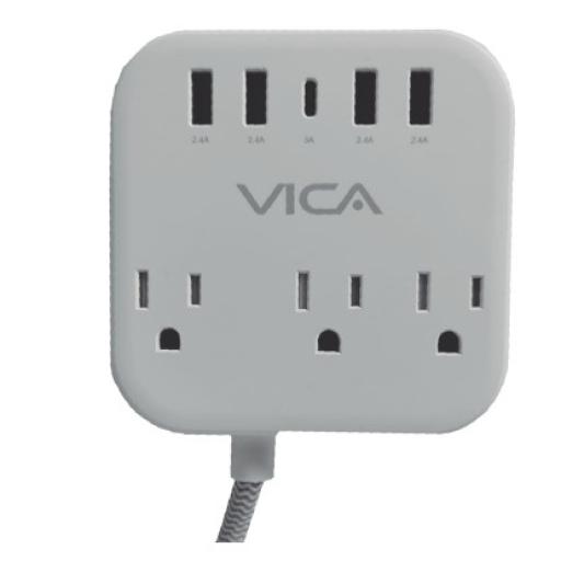 [VICA_SUPVIC050] Vica Centro Multicontactos VICA SUP USB 7P