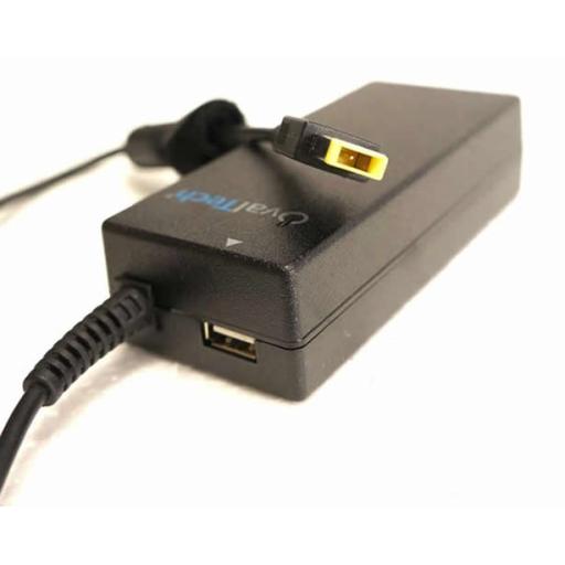 [OVALTECH_OTAC-E77] Ovaltech Adaptador para Computadora Portátil OVALTECH 20V/4.62AH C/Blister + USB