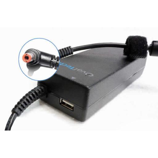 [OVALTECH_OTAC-E78] Ovaltech Adaptador para Computadora Portátil  OVALTECH 20V/4.5AH C/Blister + USB