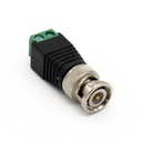 Conector Coaxial BNC Macho BRobotix Negro.