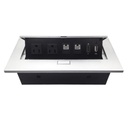 BRobotix CAJA PARA MESA: HDMI, USB, RJ45 CAT6 BROBOTIX 171224