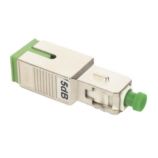[LINKEDPROBYEPCOM_LP-FOAD-6105] LINKEDPRO BY EPCOM Atenuador Optico Macho-Hembra con Conector SC/APC de 5 dB para Fibra Monomodo 