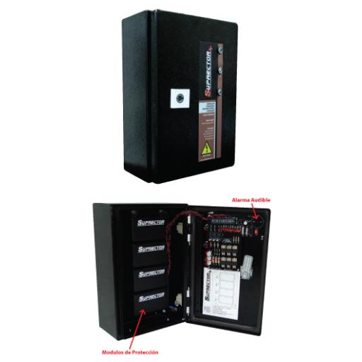 [TOTALGROUND_SUPR-200-3FA] Total Ground Supresor de Picos Supresor de Pico Clase C con Voltaje de Operación 127/220 Vca, 3 Fases, 200 KA.
