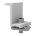 Epcom Sujetador final 35 mm para montaje de paneles solares en riel 5 y 8