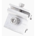 Epcom Conector para Conexión a Tierra Física de Montajes de Paneles Solares con Riel 5 y 8