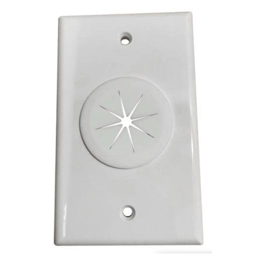 [LINKEDPROBYEPCOM_LP-FP-GROM] LINKEDPRO BY EPCOM Placa de Pared, con Orificio y Grommet, Ideal para pasar cables