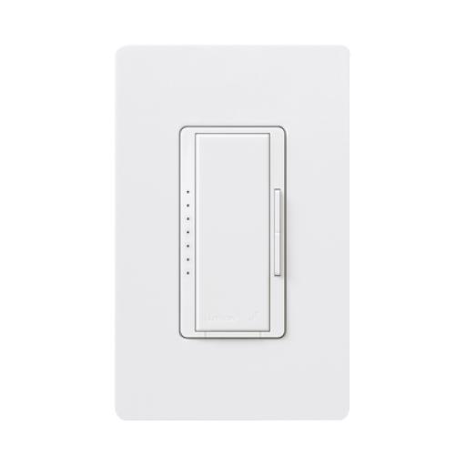 Lutron Atenuador (dimmer) un solo polo / multilocacion 120V /INC 1000W / 800W MLV, color blanco No requiere neutro.