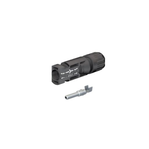 [STAUBLI_32.0034P0001] MC4  STAUBLI PV-KBT4/6I1-UR FEMALE SOLARLINE CONNECTOR Compatible con cable 10AWG, incluye contacto engarzado (precio unitario, venta en múltiplos de 10 piezas)