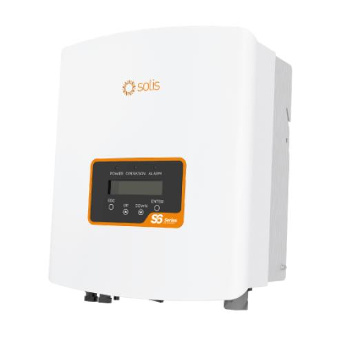 SOLIS S6-GR1P3.6K-S 3,600W Eficiencia >97.2%, UL 1741, IEEE1547, IP65, 2 MPPT, incluye WiFi Stick