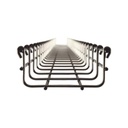 CHAROFIL Charola tipo malla 54/100 mm, con acabado Acero Inoxidable 304L, hasta 86 cables Cat6, tramo 3 m