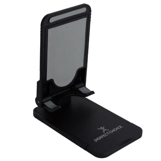 Perfect Choice Base de Escritorio Perfect Choice para Smartphone Plegable y Portable Color Negro