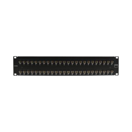 Siemon Patch Panel UltraMAX. UTP, Precargado con Jacks Cat6A, 48 Puertos, Plano, 2U