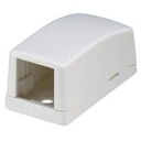 Panduit Caja de Montaje en Superficie, Para 1 Módulo Mini-Com, Color Blanco Mate