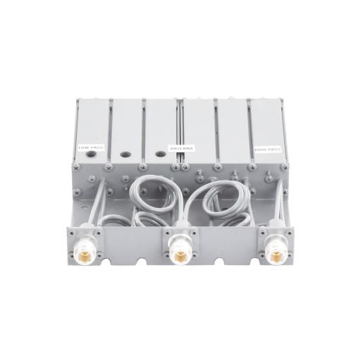 Epcom Duplexer SYSCOM en VHF, 6 Cav. 148-160 MHz, 50 Watt, 5 MHz Sep. Rechazo de Banda, N Hembras.