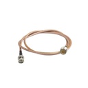 Epcom Jumper Fabricado con Cable RG-142 conectores BNC/N Hembra de 110 cm.