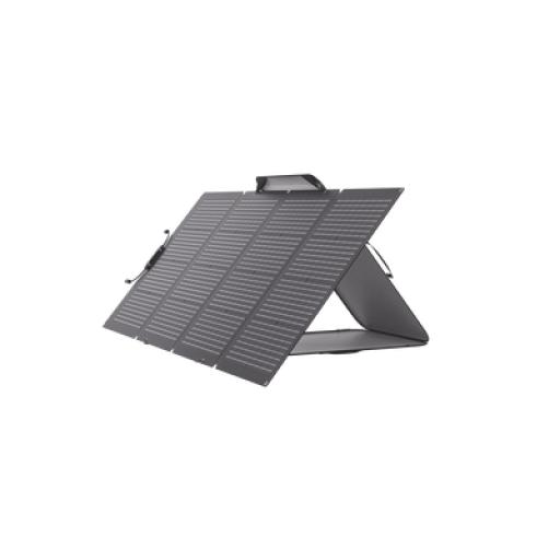ECOFLOW Módulo Solar Portátil y Flexible de 220W Recomendado para Estaciones Portátiles EFD330, EFD350 ó EFD500 / Ajuste de Ángulo / Carga Eficiente / Incluye Cable XT60 a MC4