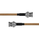 Epcom Jumper con Cable LP142 de 60 cm, con Conectores BNC Macho a BNC Macho.