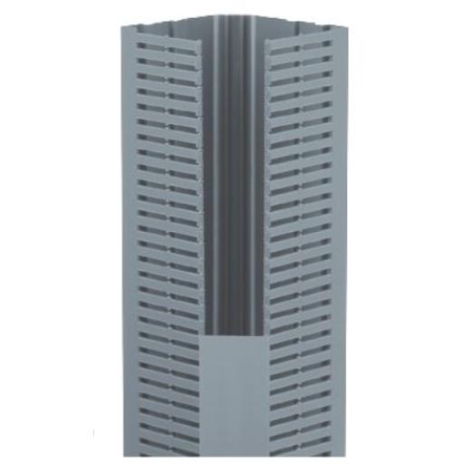 Panduit Canaleta para Cable en Esquina, 5.33" x 4.58", 6 Pies, Color Gris