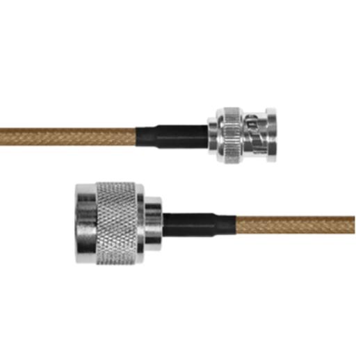 Epcom Jumper con Cable LP142 de 60 cm, con Conectores BNC Macho a N Macho.