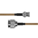 Epcom Jumper con Cable LP142 de 60 cm, con Conectores BNC Macho a N Macho.