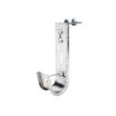 CHAROFIL Soporte (Gancho) tipo J-Hook, hasta 14 cables Cat6, ideal para soportar cableado en los espacios de manipulación al aire, Para instalación en interior