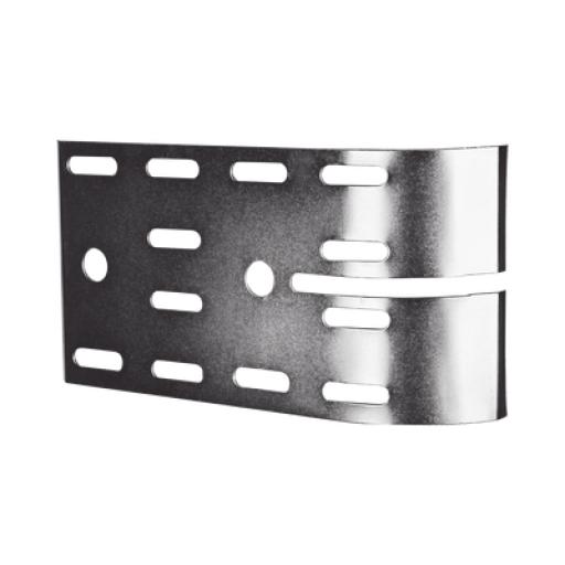 CHAROFIL Bajada para cable ranurada 95 x 190 mm con acabado Electro Zinc 